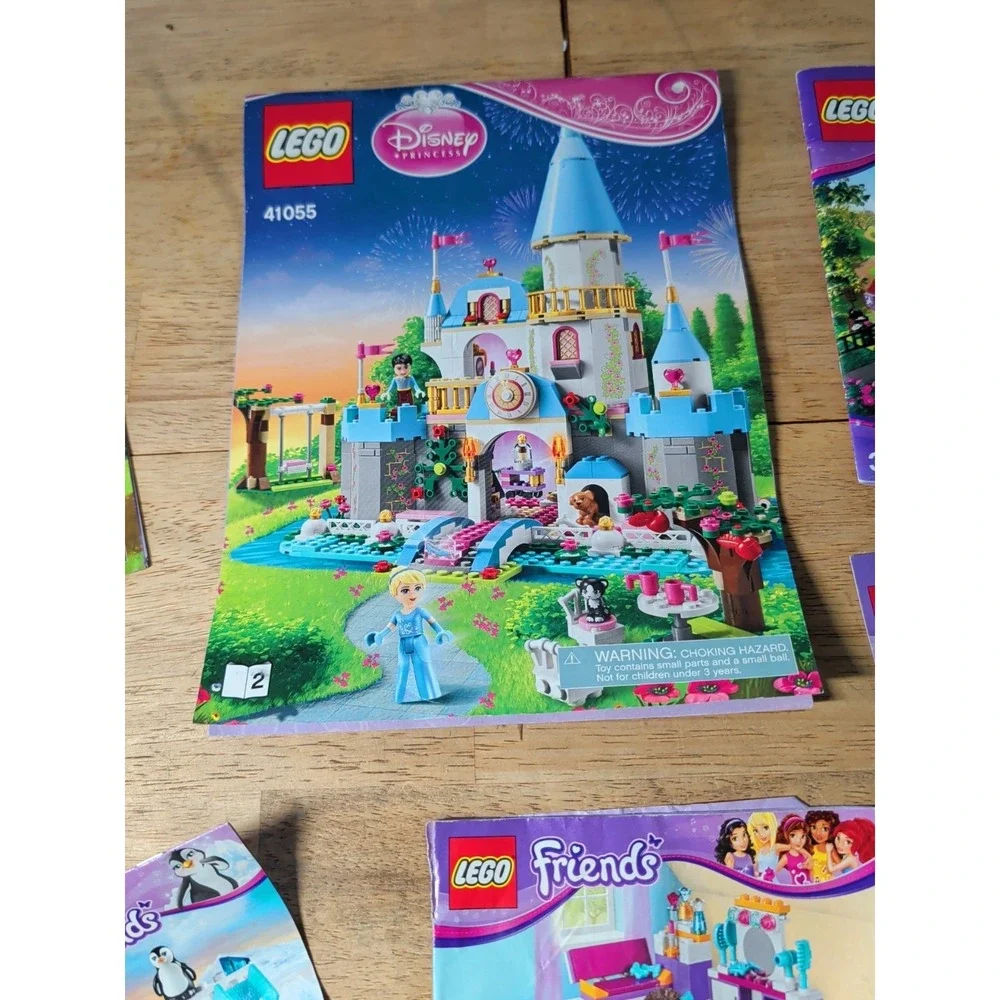LEGO FRIENDS Instruction Manuals: Lot of 16 Booklets Disney Princess